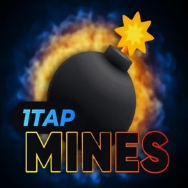Enjoy 1Tap Mines by Turbo Games – logo hosted on spinsteincasinos.es
