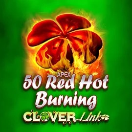 50 Red Hot Burning Clover Links game by Novomatic – logo hosted on Spinstein Casino