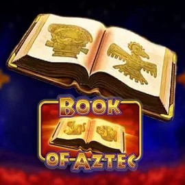 Book of Aztec logo by Amatic Industries at Spinstein Casino