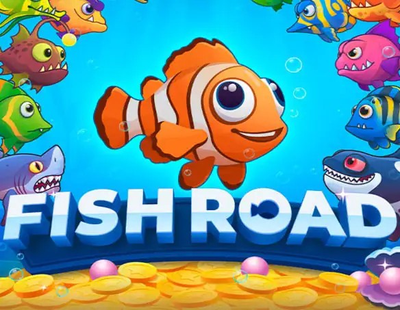 Fish Road casino game by InOut – featured logo at Spinstein Casino