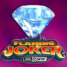 Flaming Joker Link and Win logo – Slots by Barstruck at Spinstein Casino