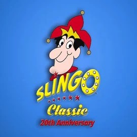 Slingo Classic 20th Anniversary slot icon by Slingo, available at Spinstein Casino