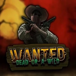 Wanted Dead or a Wild logo by Hacksaw Gaming at Spinstein Casino